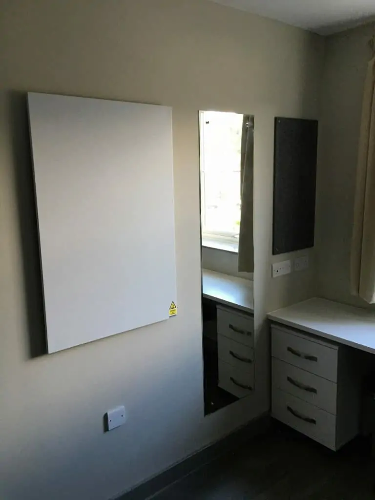 Slimline Select panels warming university accommodation