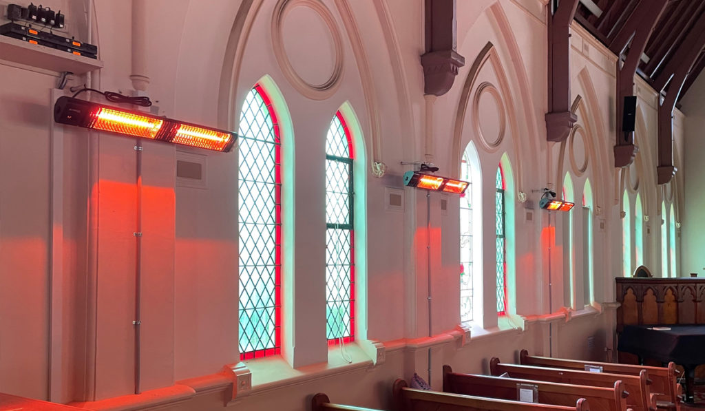 Manhattan heating church in New South Wales, Australia